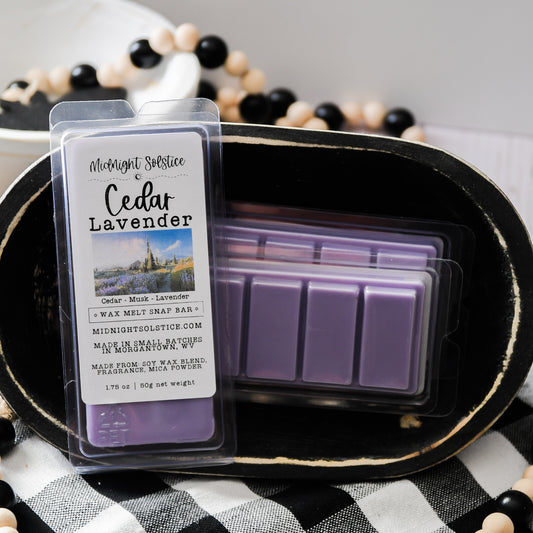 Cedar Lavender - Wax Melt Snap Bar
